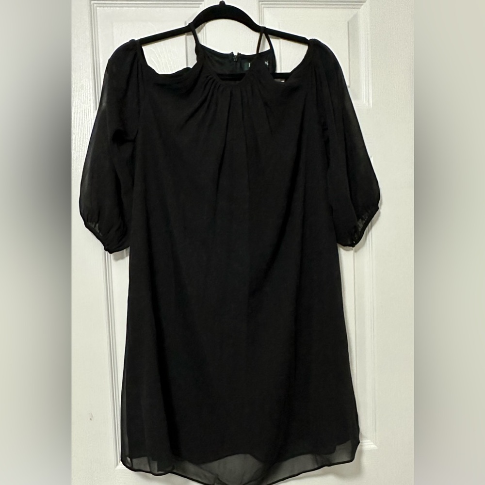 Lauren by Ralph Lauren Cold Shoulder Dress - Size 8